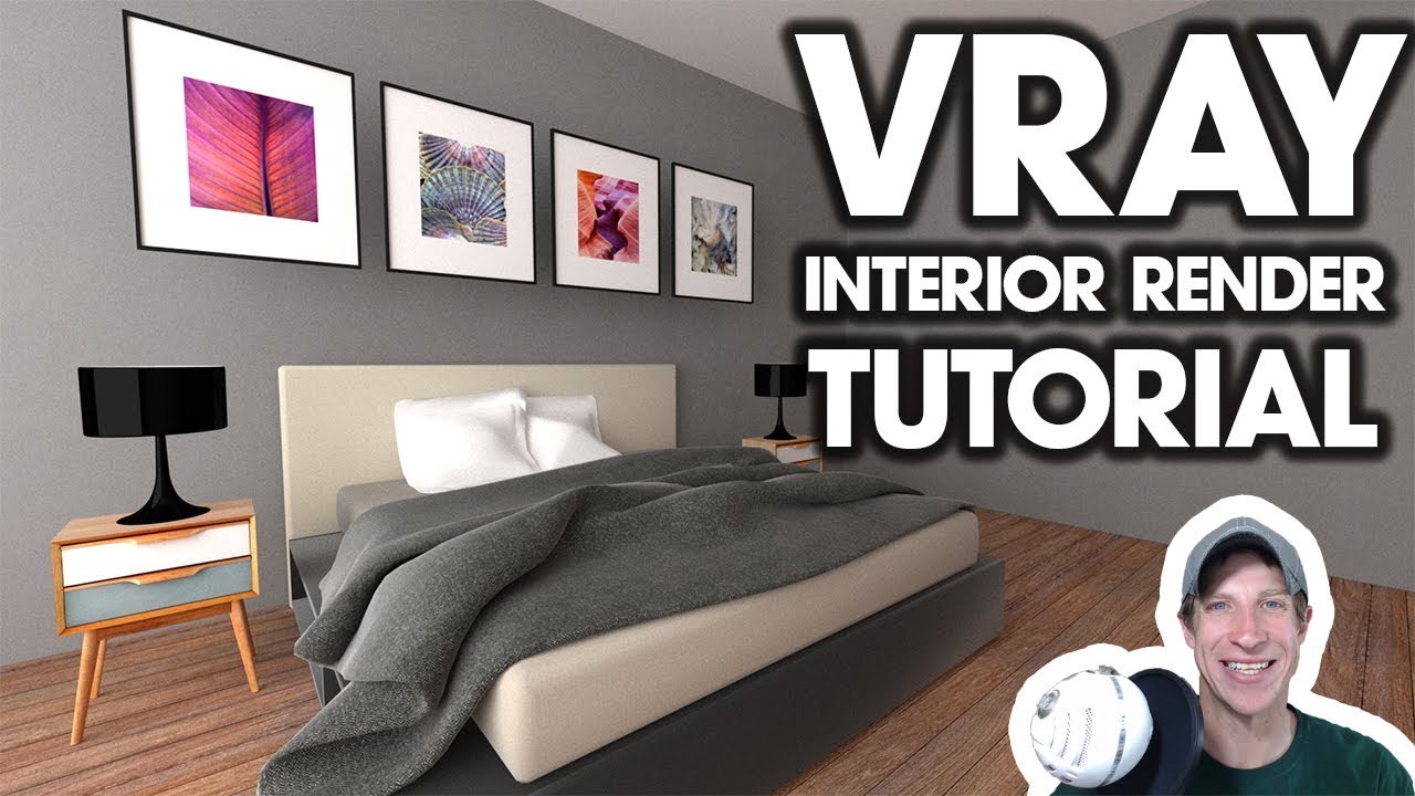 Vray INTERIOR RENDER Tutorial - Easy To Follow! - The Rendering Essentials