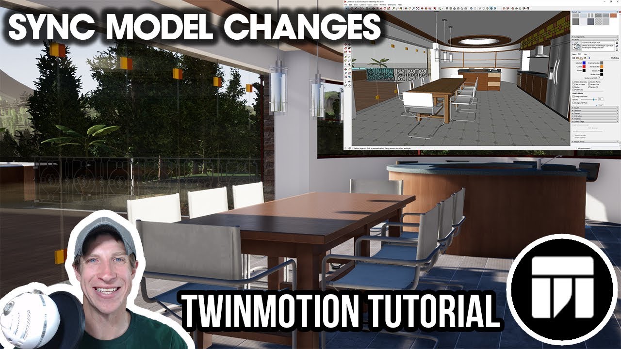 model syncing outside of background in twinmotion