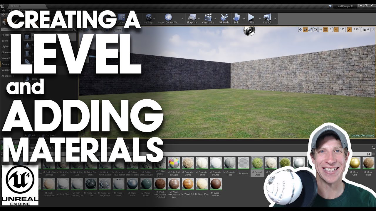 Creating A Level And ADDING MATERIALS In Unreal Engine - The Rendering ...