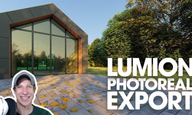 LUMION PHOTOREAL EXPORT – Start to Finish Part 2 – Finalizing Materials and Exporting Image