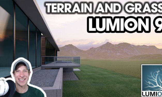 LUMION 9 RENDERING TUTORIAL – Terrain and Grass – Photoreal Rendering from SketchUp 2