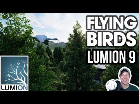 Adding FLYING BIRDS to Your Lumion Renderings and Videos