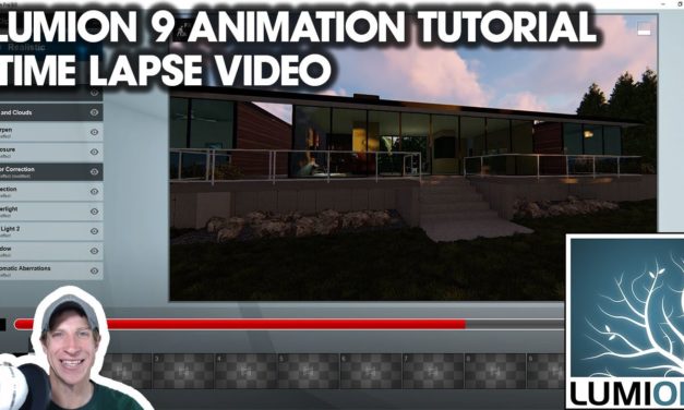 Creating a TIME LAPSE ANIMATION in Lumion 9