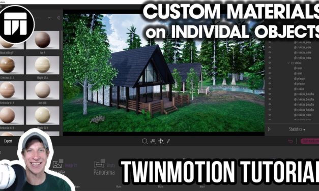 Apply UNIQUE MATERIALS to Individual Objects in Twinmotion